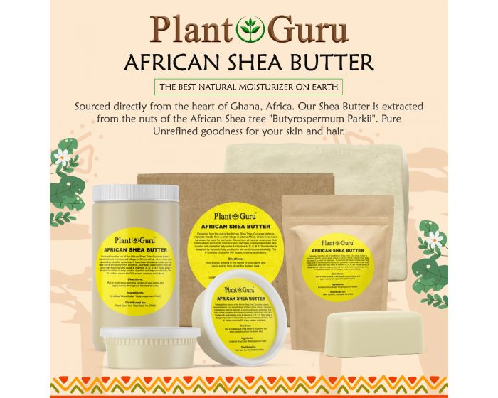 1 lb. Organic Ivory Shea Butter (Jar)