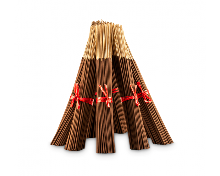 19 Unscented Incense Sticks (Natural Dark Brown)
