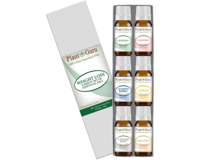 Aromatherapy Essential Oils Set - 6 x 10ml Essential Oils Kit Tea Tree